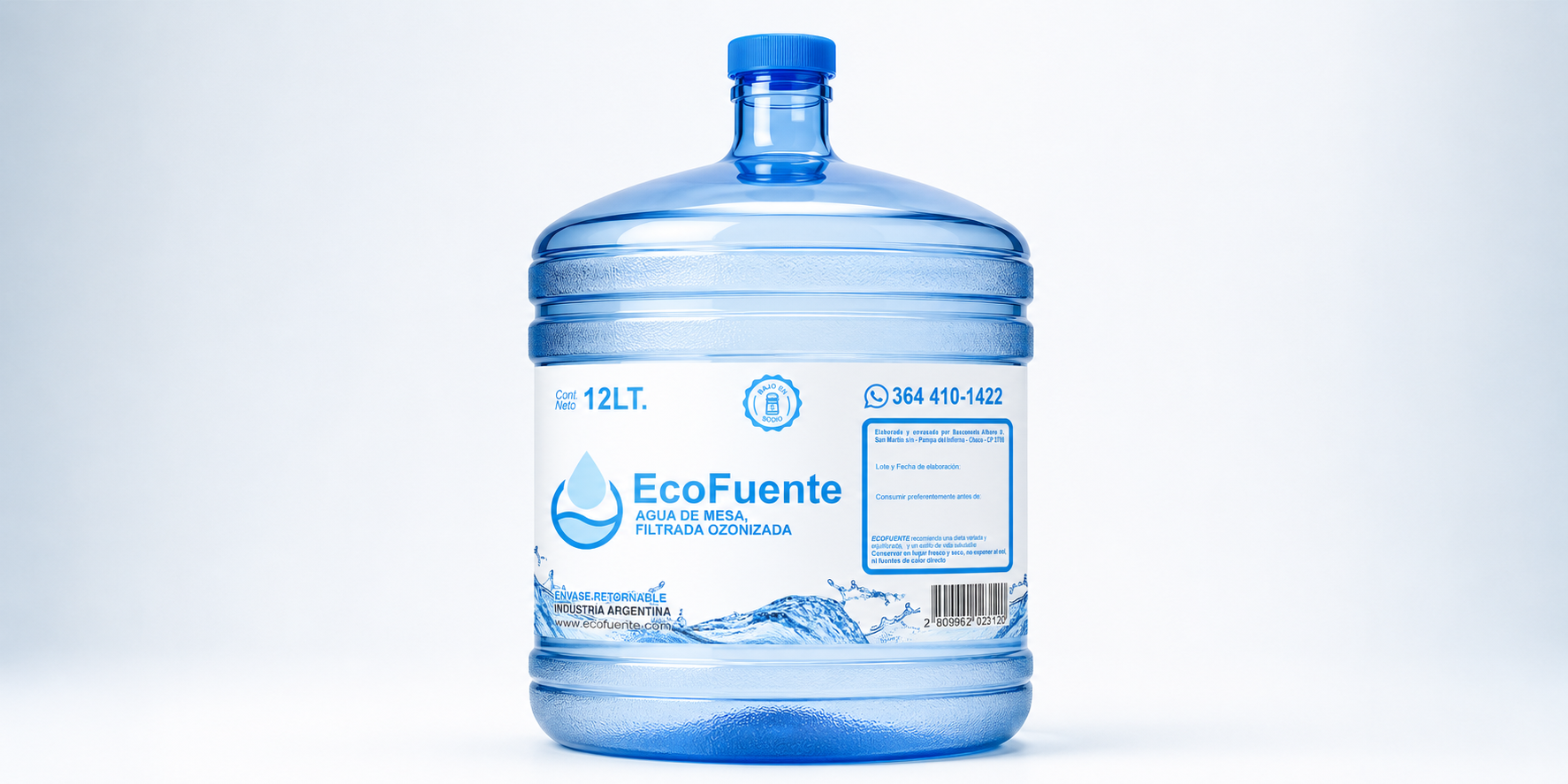 Bidón 12L Ecofuente